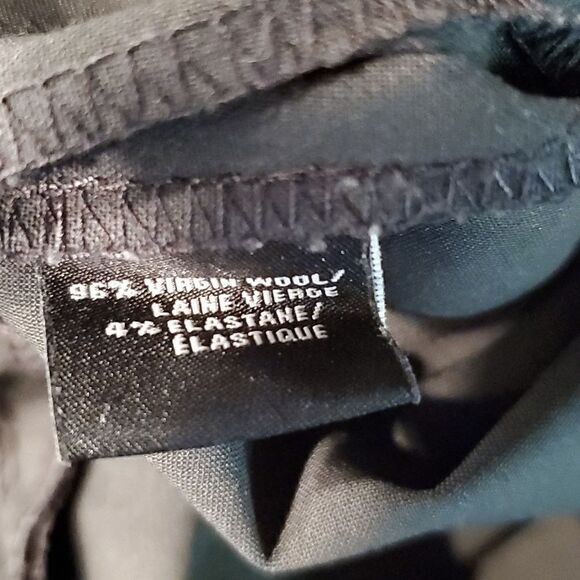 Lafayette 148 New York dark gray thin wool pants - Picture 9 of 9